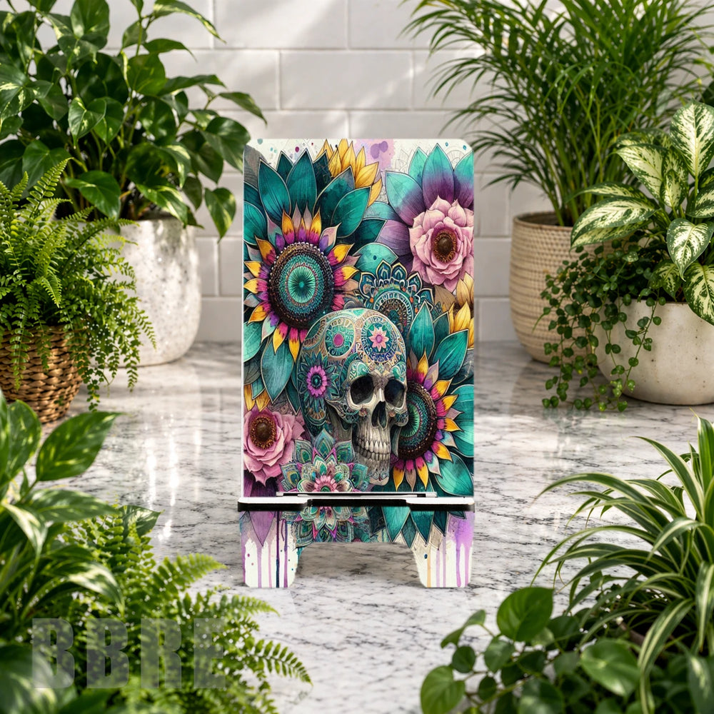 Floral Skull 5 Product Mockup