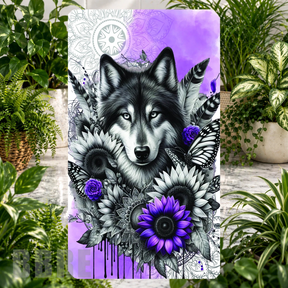 Wolf Floral 2 Product Image