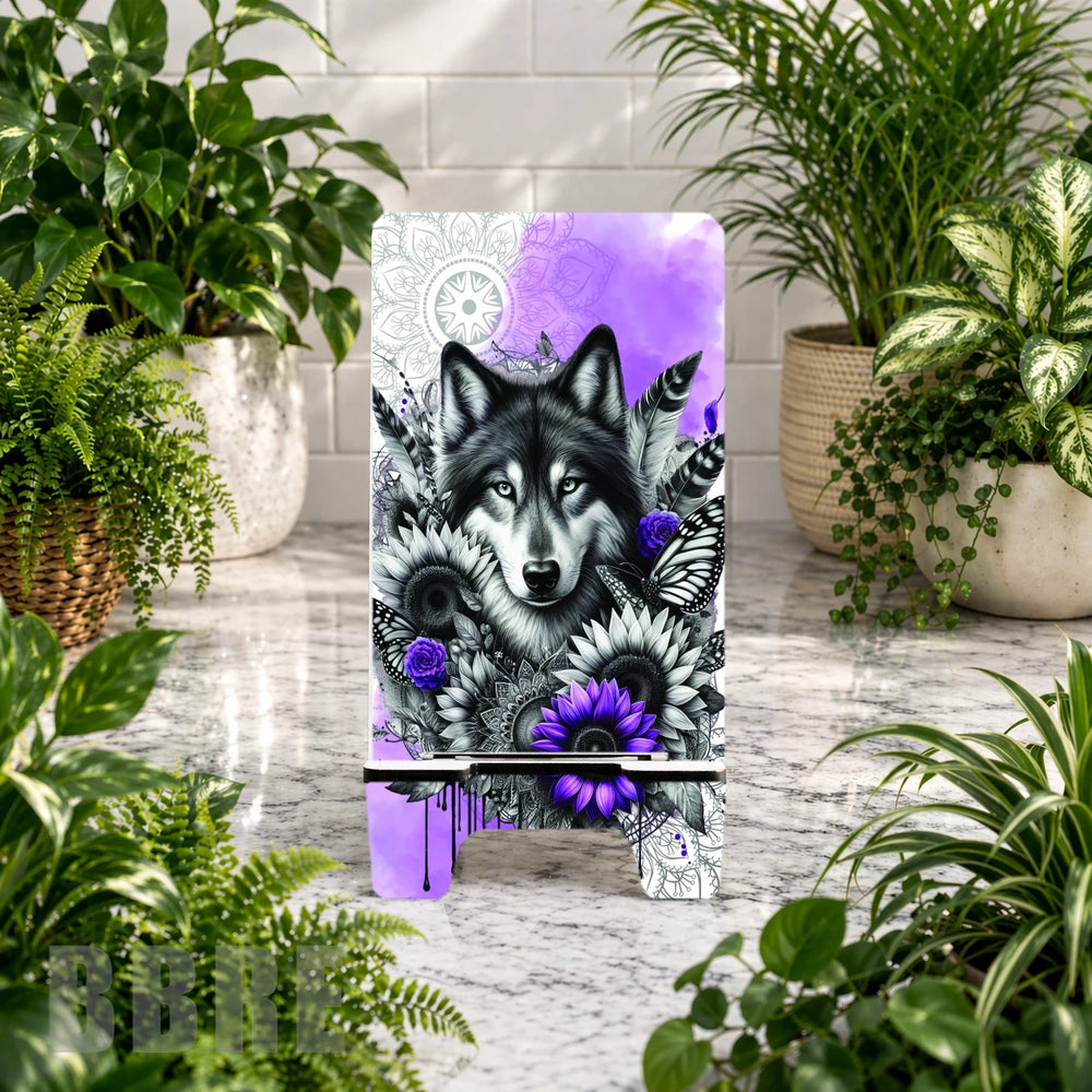 Wolf Floral 2 Product Mockup
