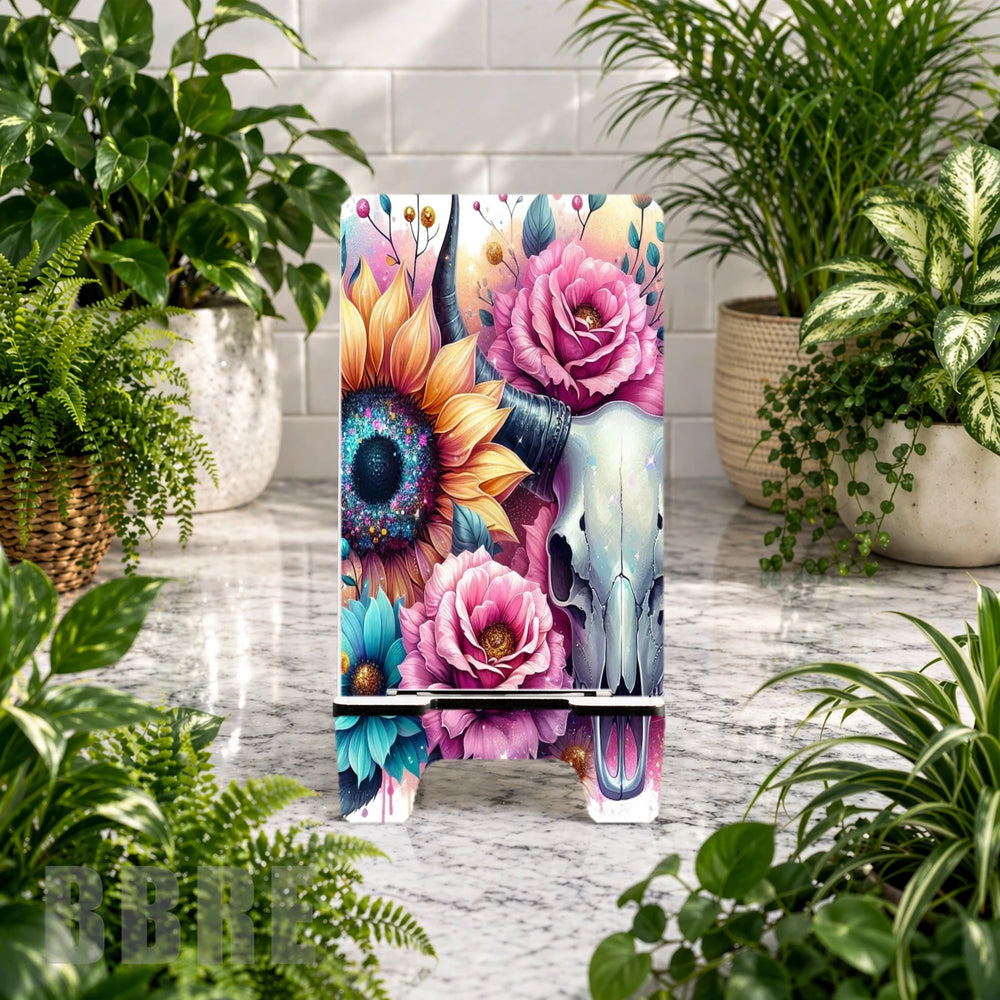 Floral Skull 2 Product Mockup