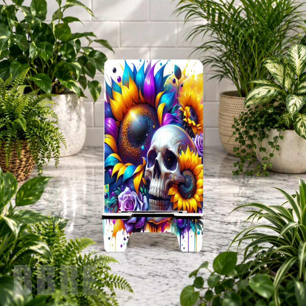 Skull Sunflowers Product Mockup