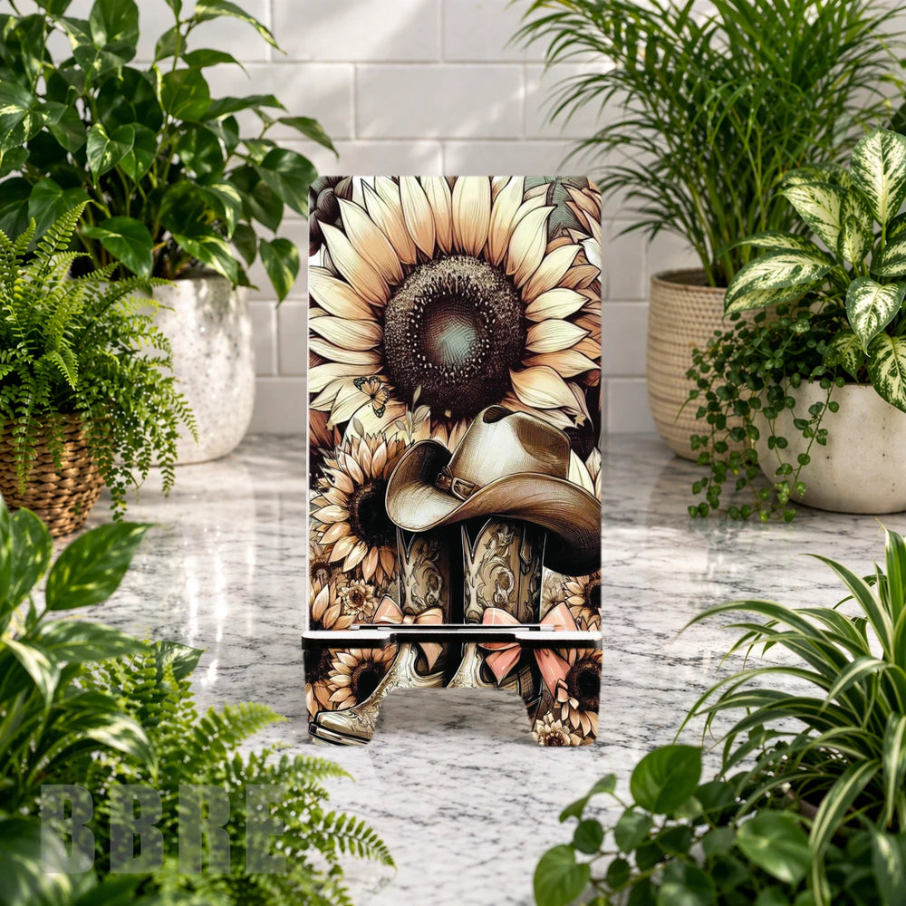 Sunflower Boots Product Mockup