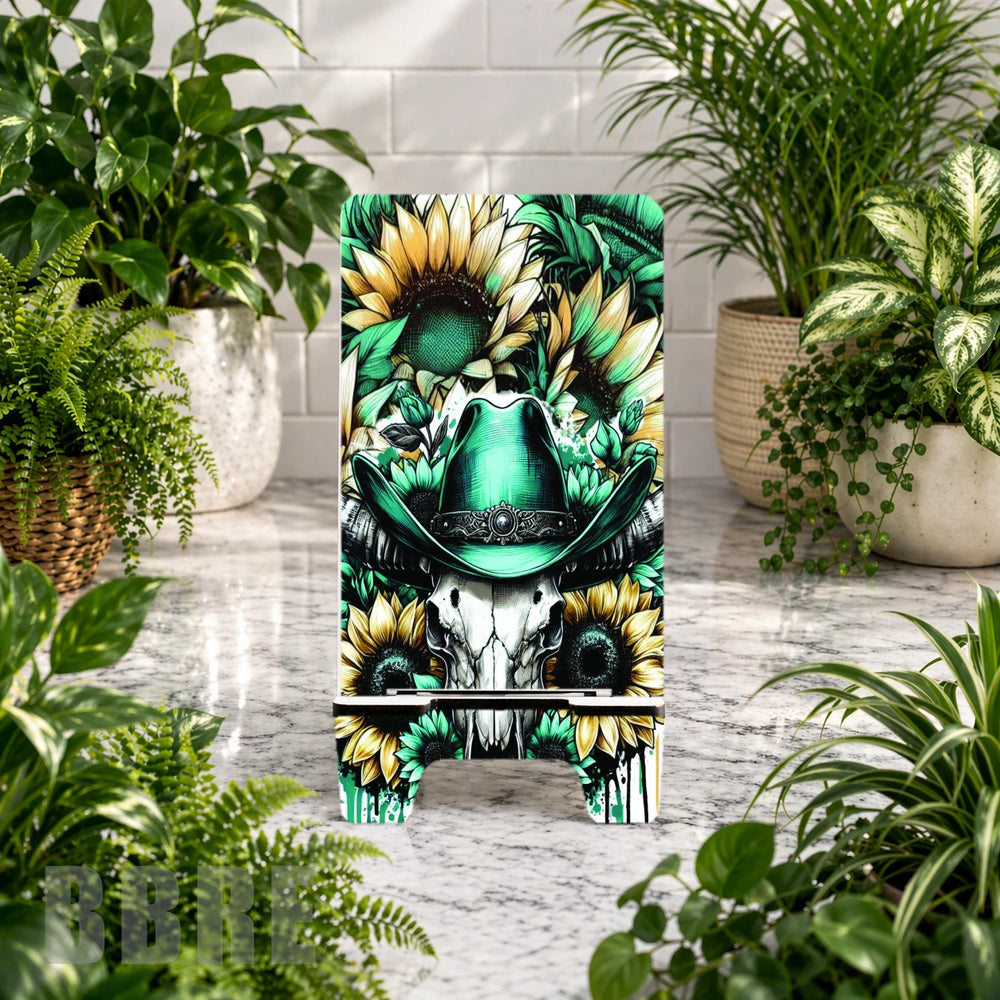 Sunflower Skull Product Mockup
