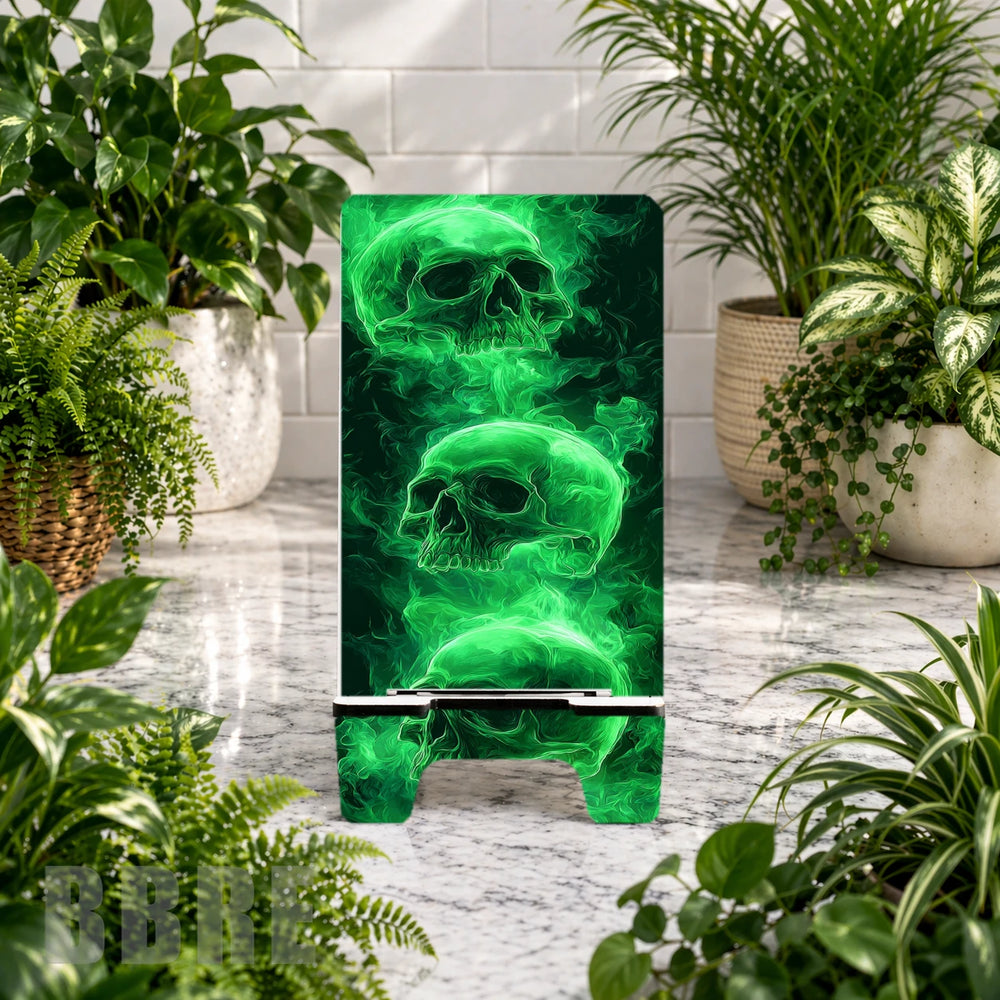 Green Skull Product Mockup