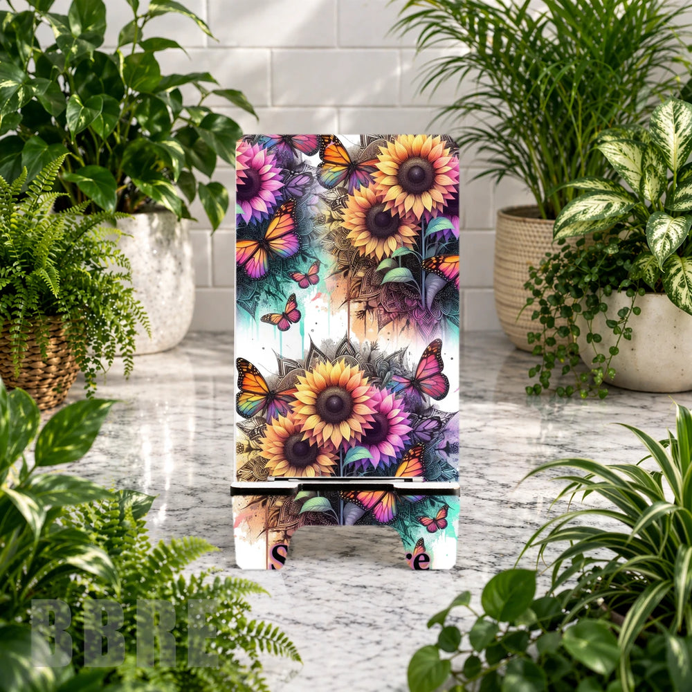 Sunflower Butterflies Product Mockup
