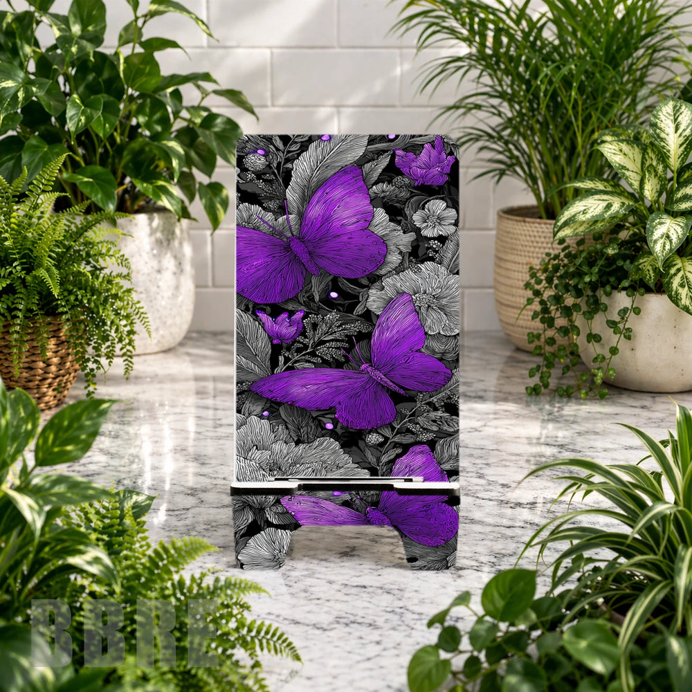 Purple Butterflies 4 Product Mockup