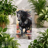 Majestic Black Horse Product Mockup