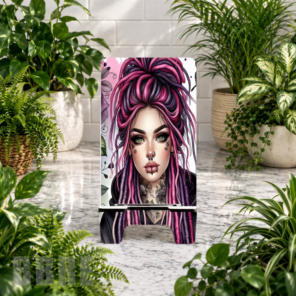 Pink Haired Beauty 3 Product Mockup