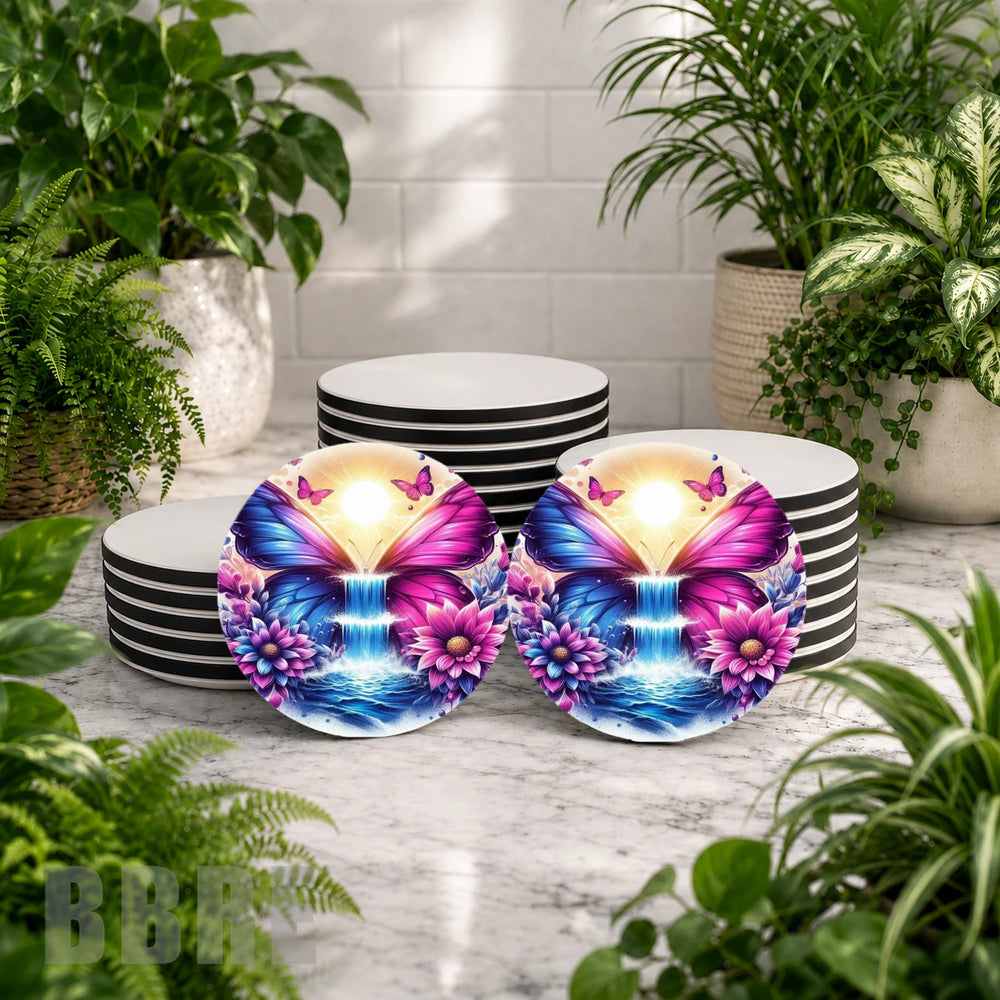 Butterfly Waterfall Product Mockup