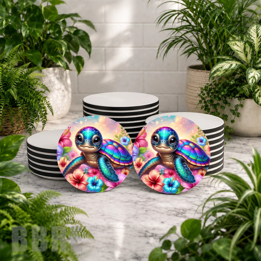 Colorful Turtle Product Mockup