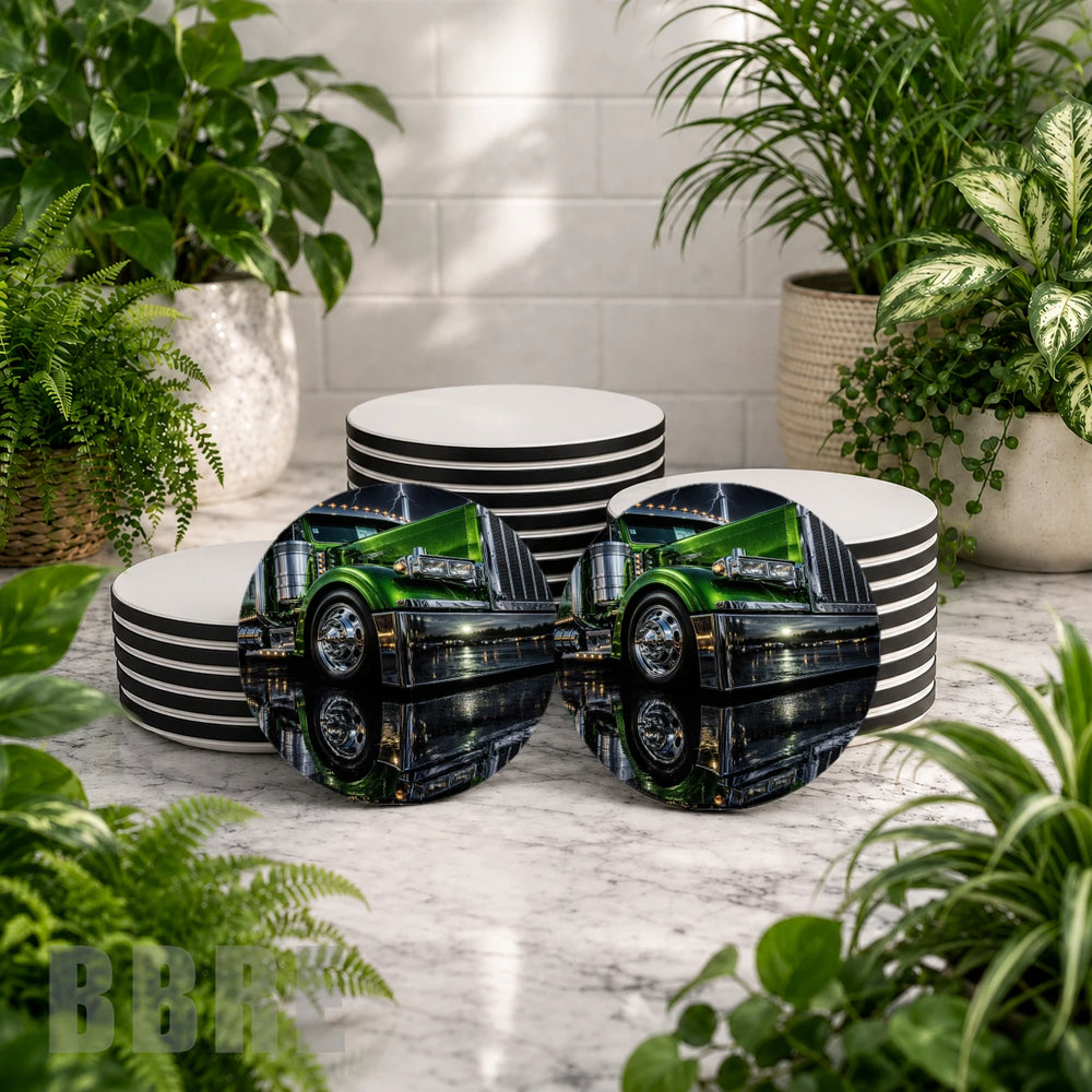 Green Truck Product Mockup