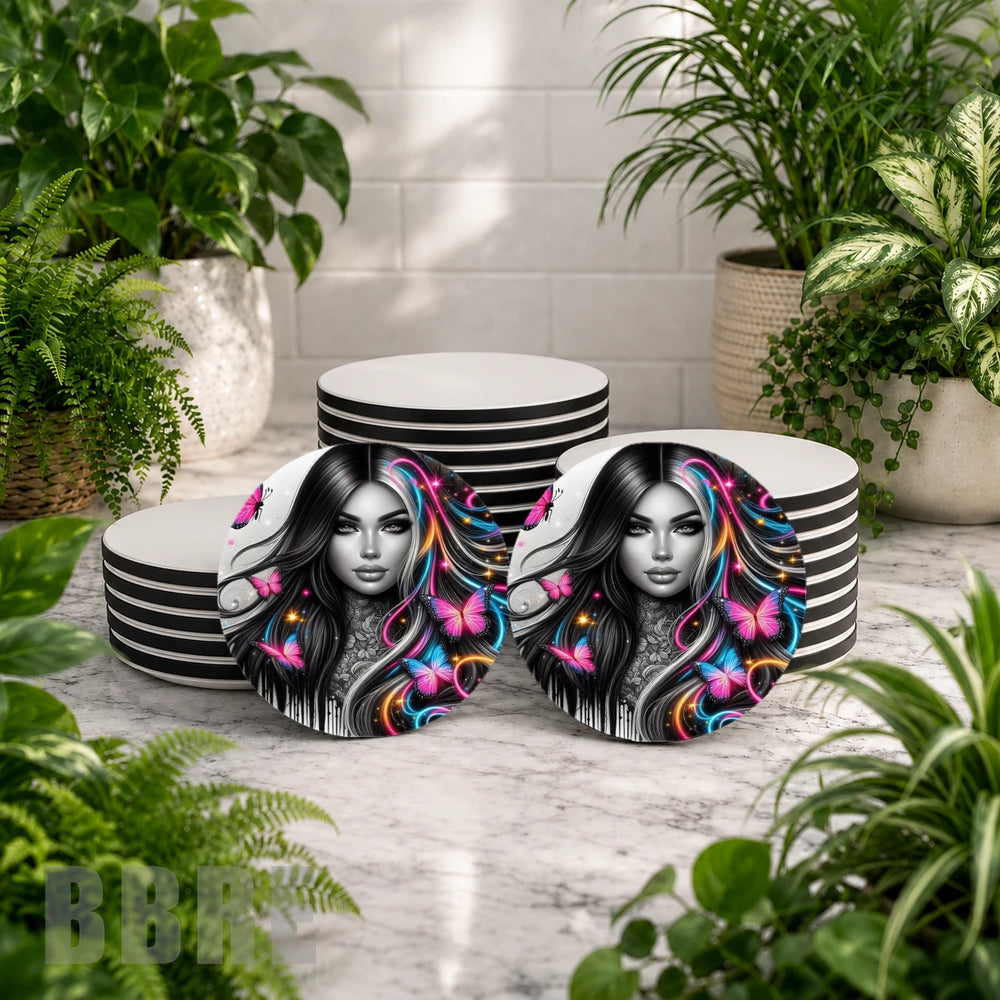 Butterfly Beauty Product Mockup