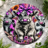 Floral Cow Trio Product Image