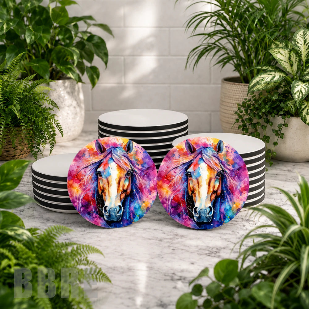Colorful Horse Product Mockup