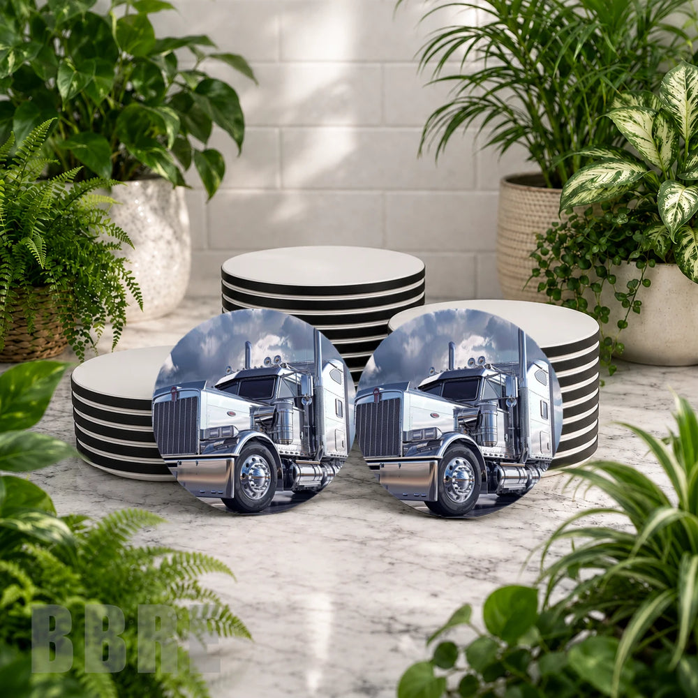 Chrome Truck Product Mockup