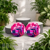 Pink Truck Product Mockup