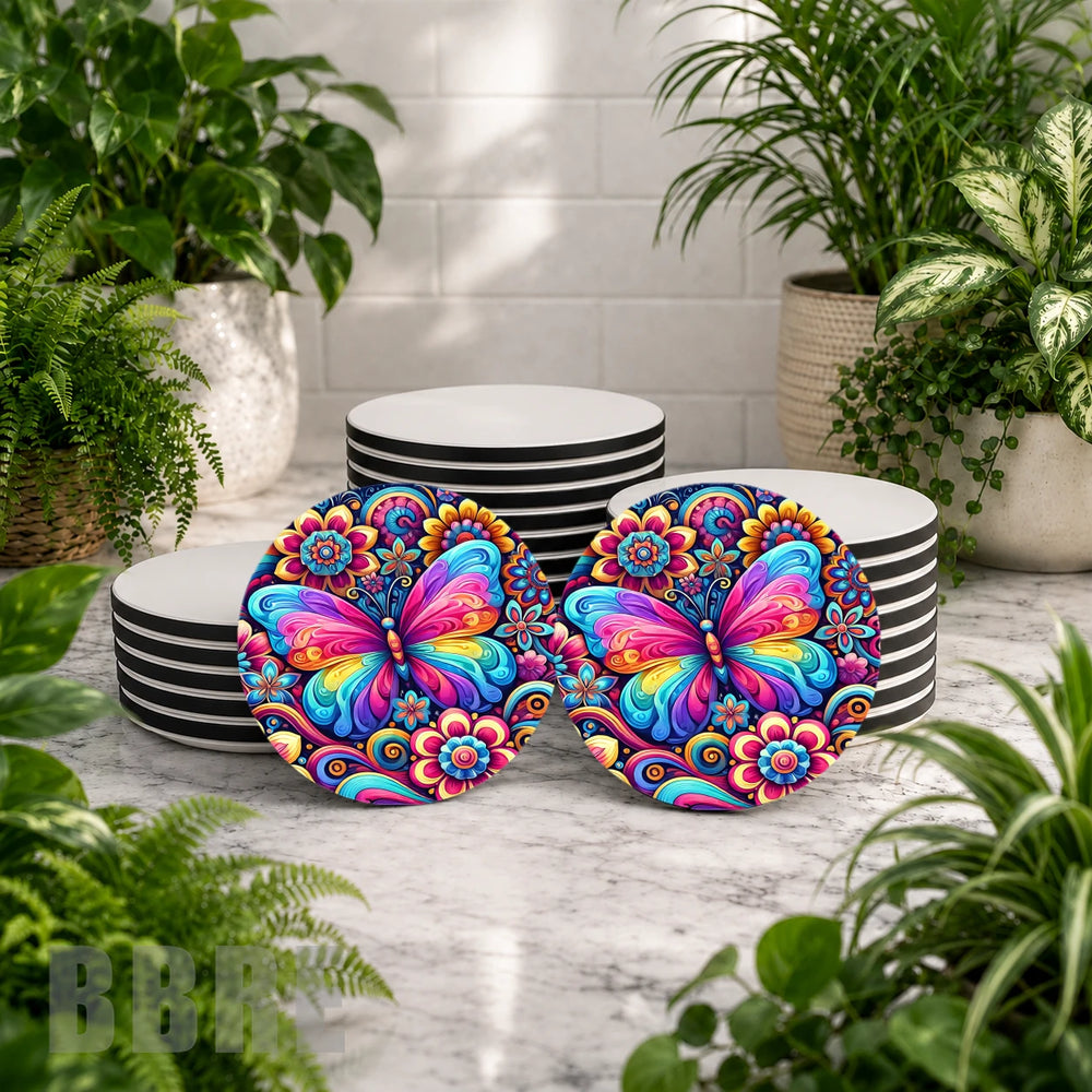 Colorful Butterfly 2 Product Mockup