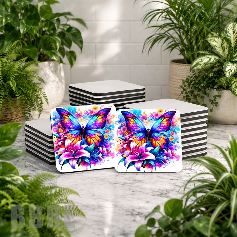 Colorful Butterfly Product Mockup