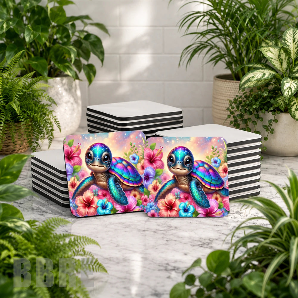 Colorful Sea Turtle Product Mockup