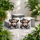 Floral Cow Product Mockup