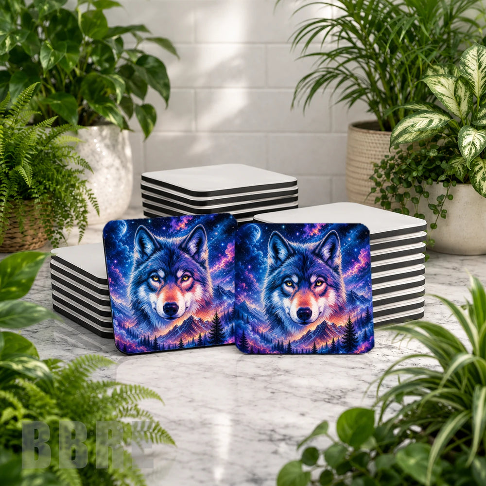 Cosmic Wolf Product Mockup