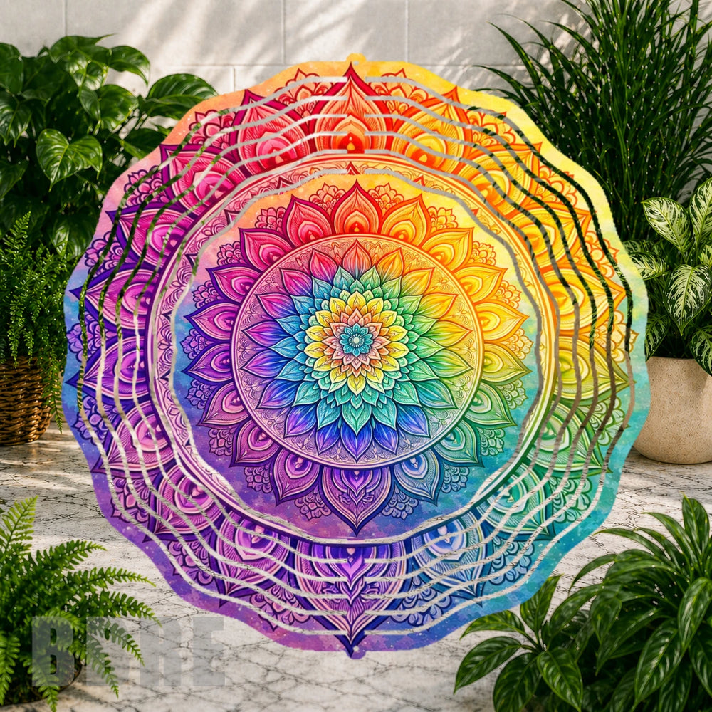 Rainbow Mandala Product Mockup
