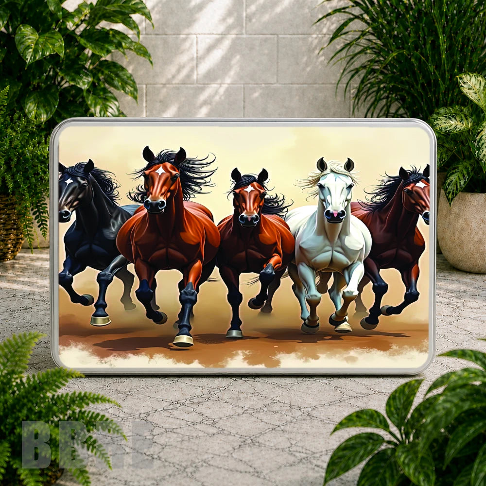 Galloping Horses Coaster Sublimation Wrap
