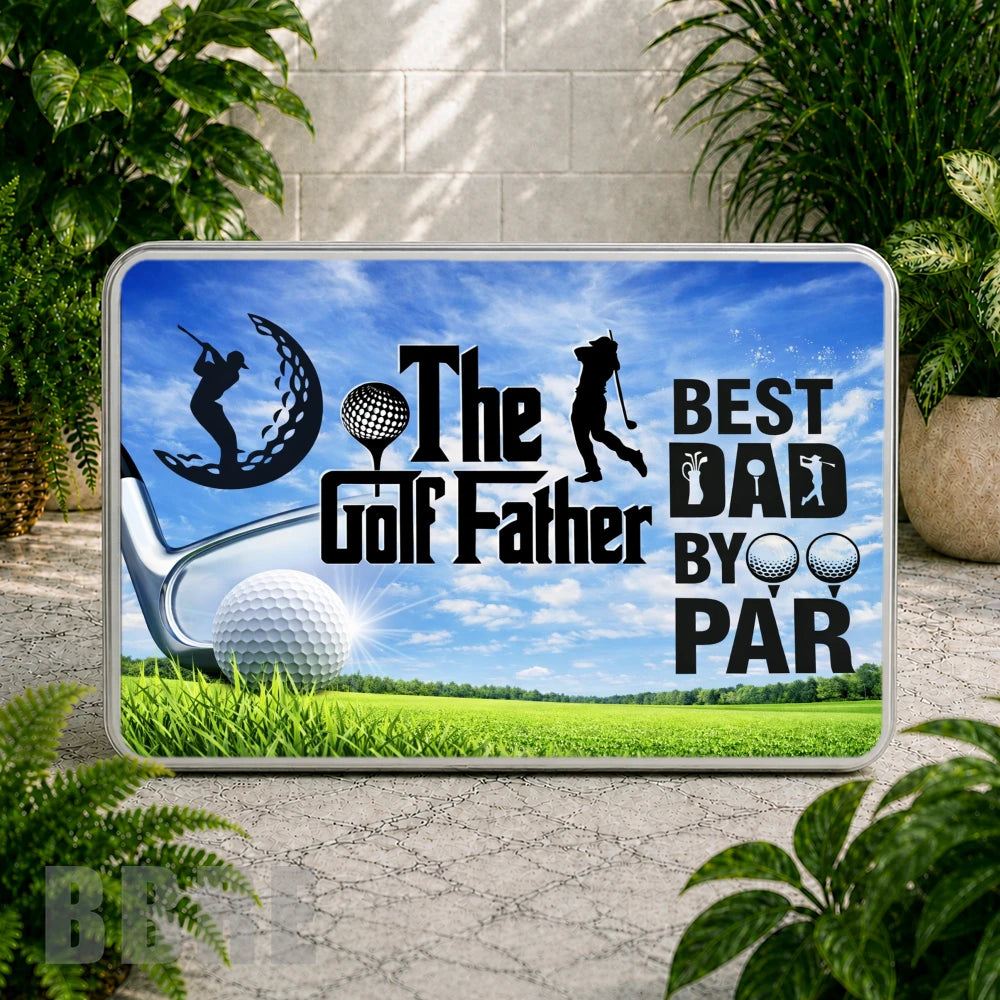 Golf Father Coaster Sublimation Wrap