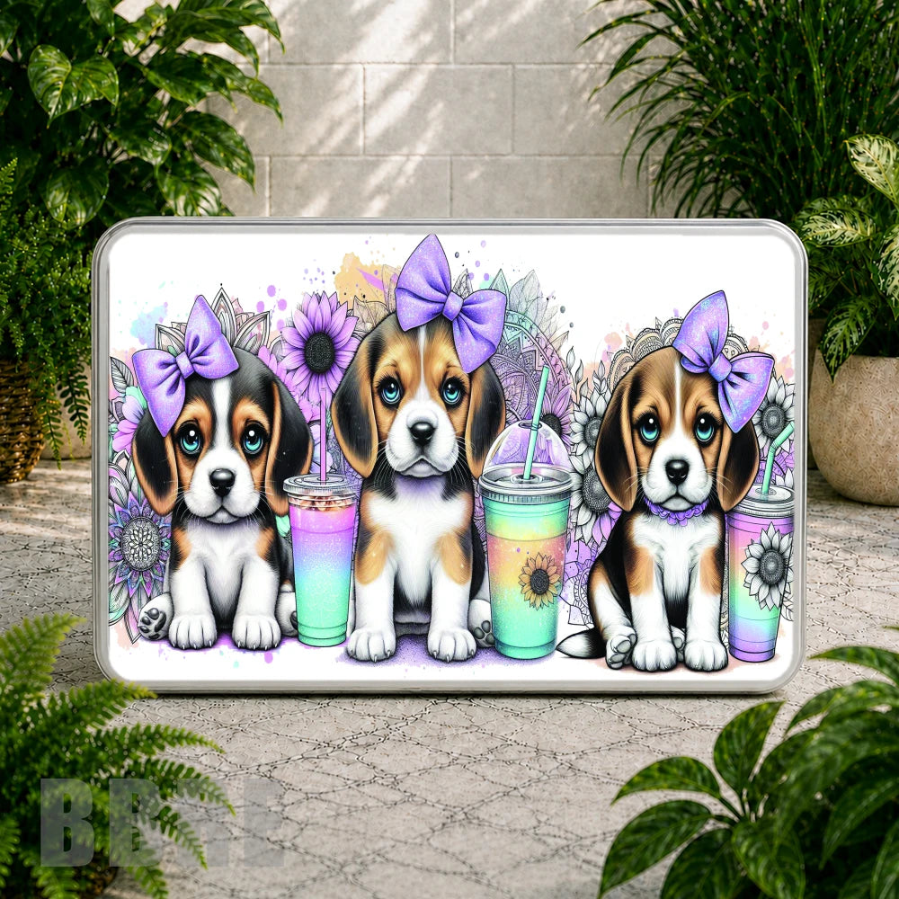 Beagle Trio Coaster Sublimation Wrap