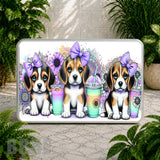 Beagle Trio Coaster Sublimation Wrap