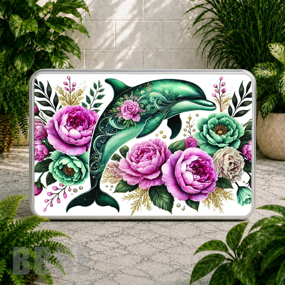 Floral Dolphin Coaster Sublimation Wrap