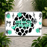Cowboy Dibs Coaster Sublimation Wrap