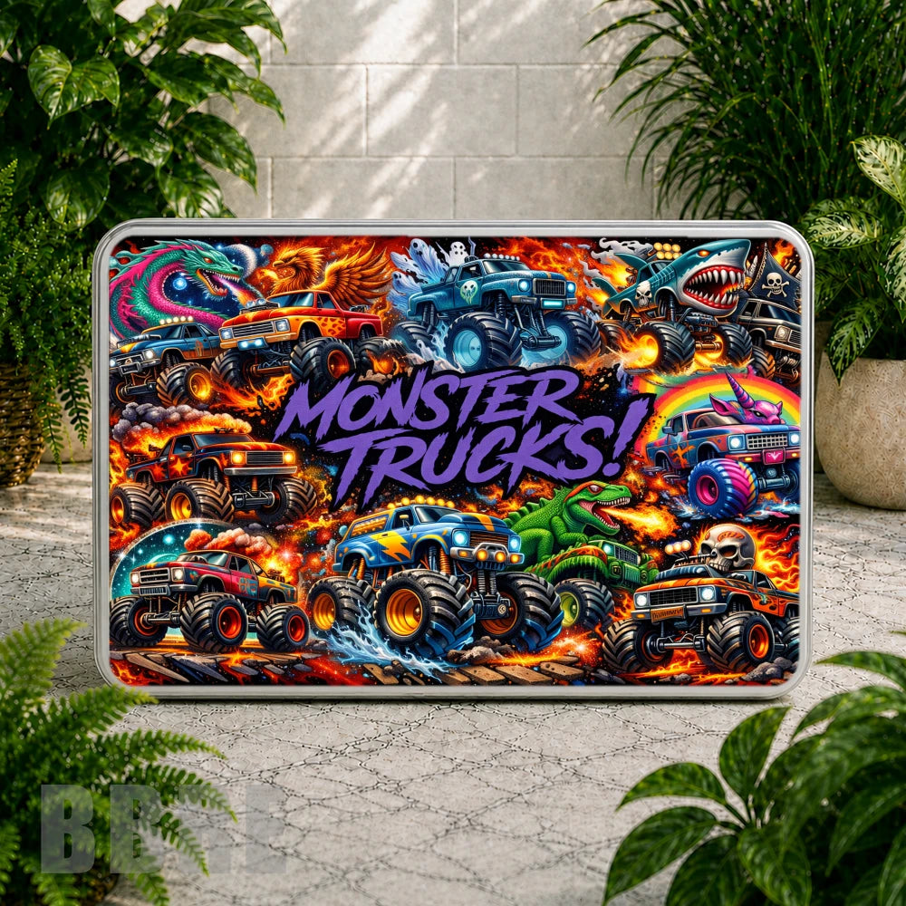 Monster Trucks Coaster Sublimation Wrap