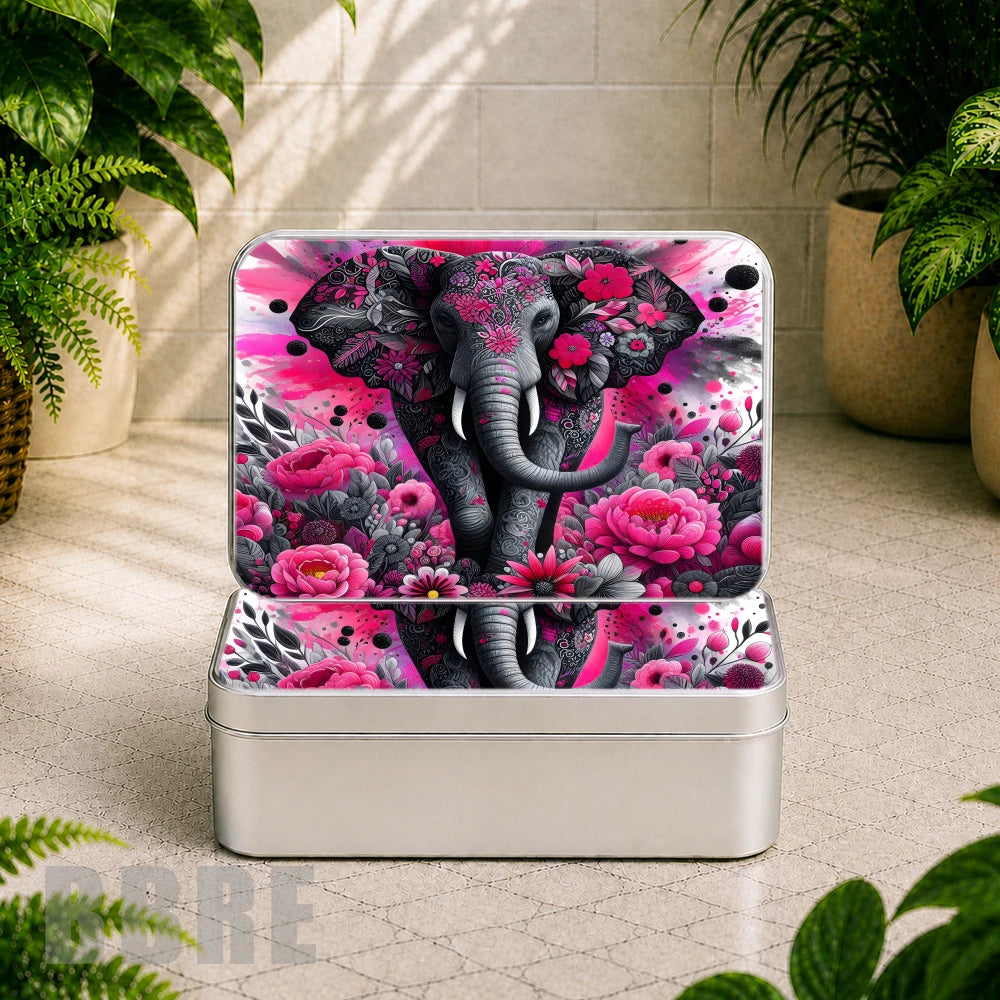 Floral Elephant Product Mockup