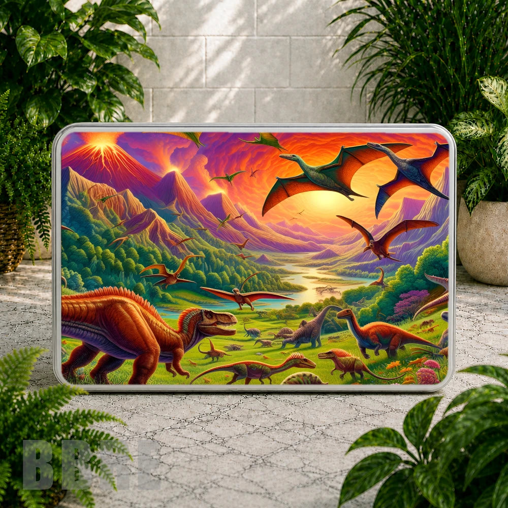 Dinosaur Adventure Coaster Sublimation Wrap