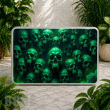 Green Skull Coaster Sublimation Wrap