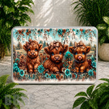 Highland Cattle Coaster Sublimation Wrap