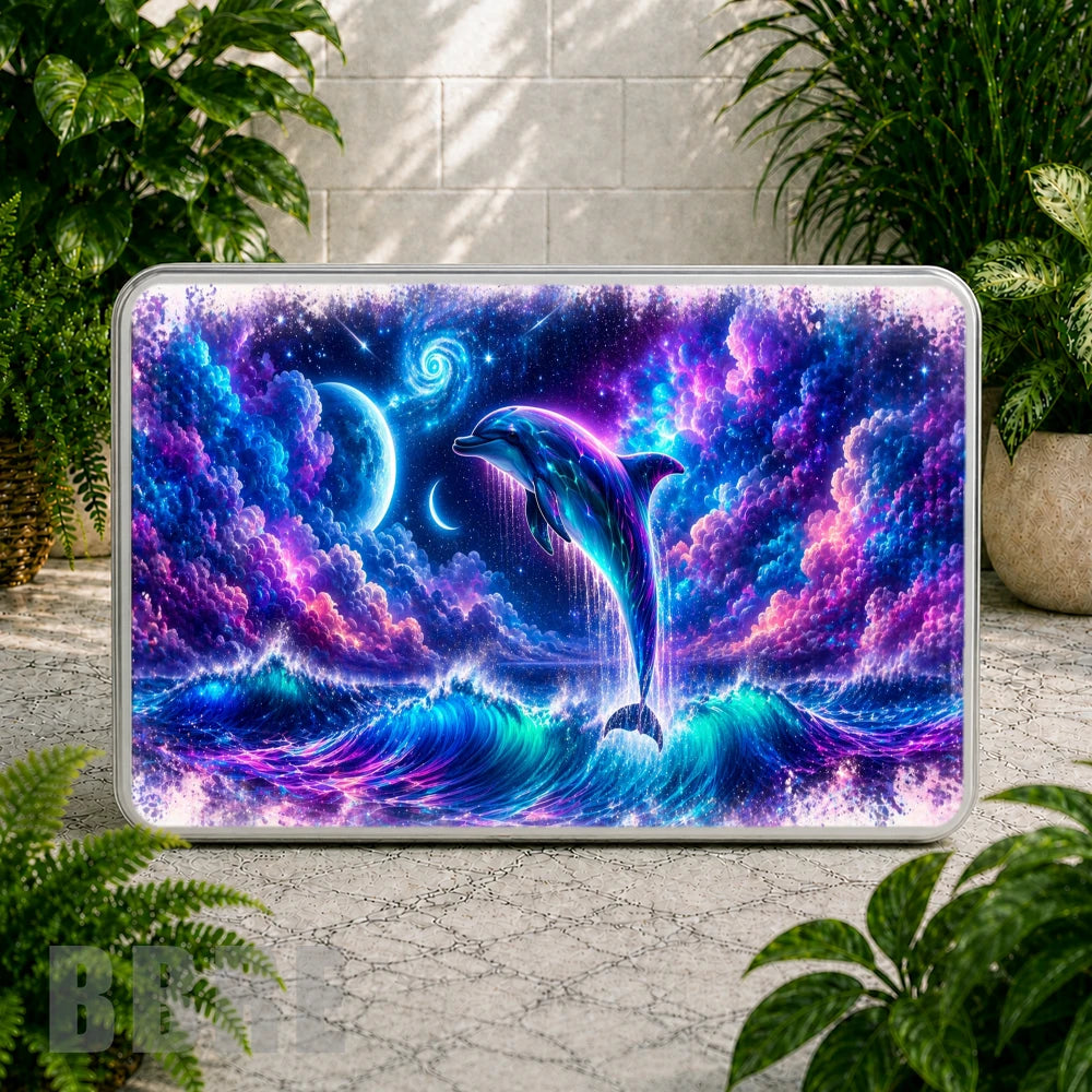 Cosmic Dolphin Coaster Sublimation Wrap
