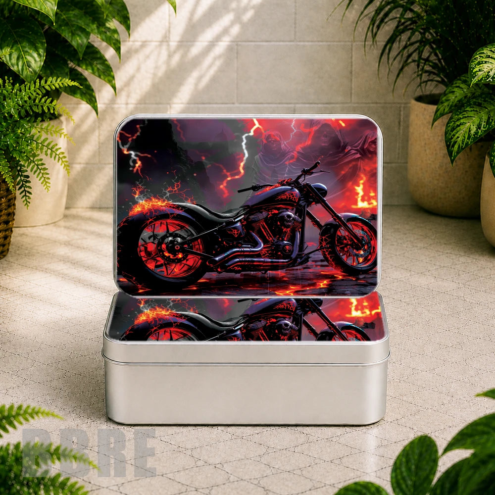Electric Motorcycle Product Mockup
