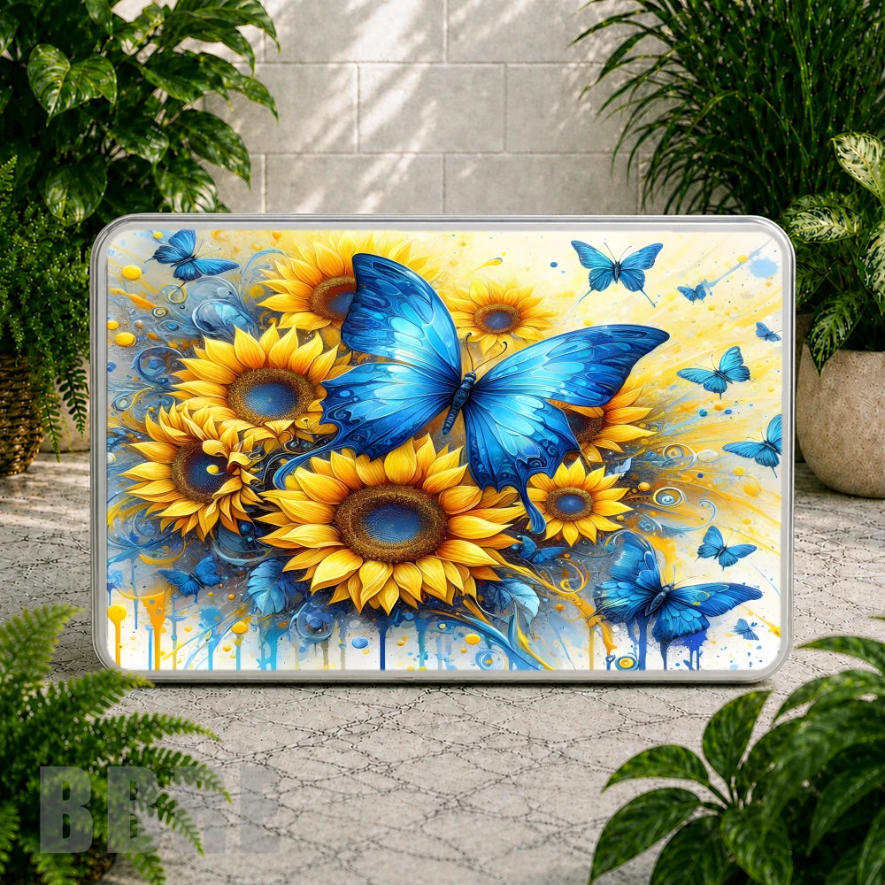 Butterfly Sunflowers Coaster Sublimation Wrap