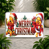Christmas Pooh Coaster Sublimation Wrap