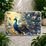 Peacock Elegance Coaster Sublimation Wrap