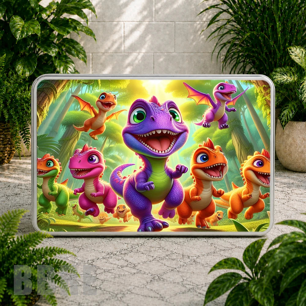Dino Adventure Coaster Sublimation Wrap