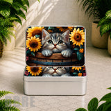 Kitten Sunflowers Product Mockup