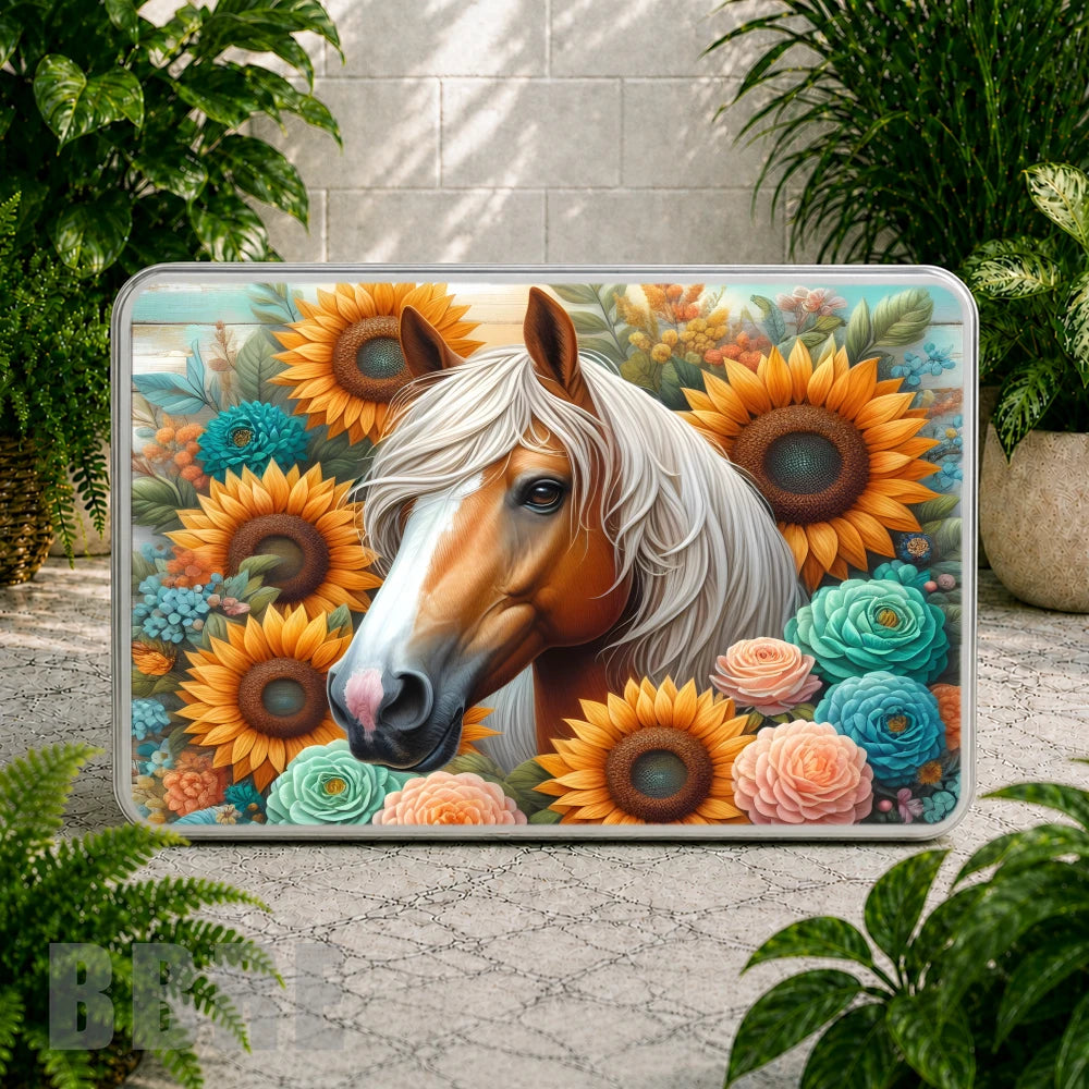 Floral Horse 4 Coaster Sublimation Wrap