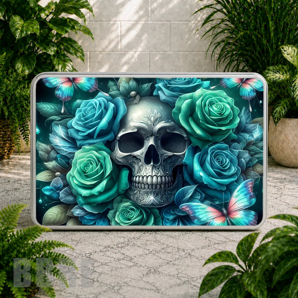Floral Skull Coaster Sublimation Wrap