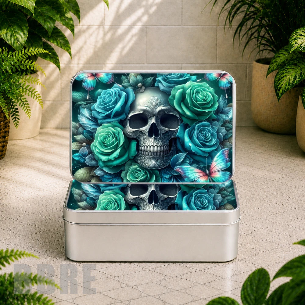 Floral Skull Product Mockup