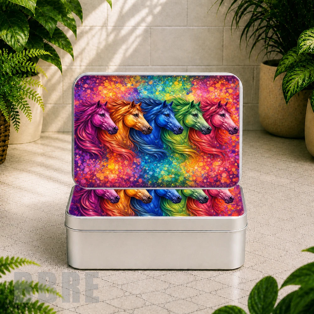 Colorful Horses Product Mockup