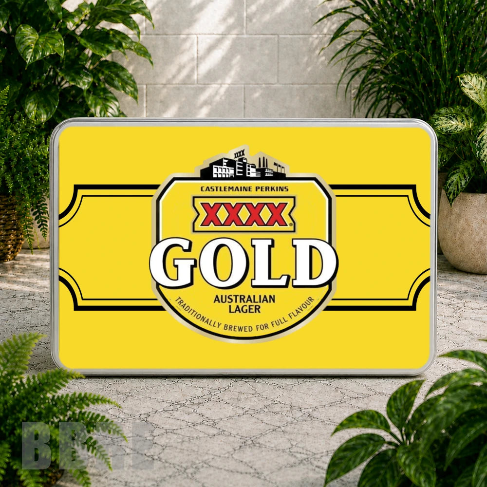 Gold Lager Coaster Sublimation Wrap