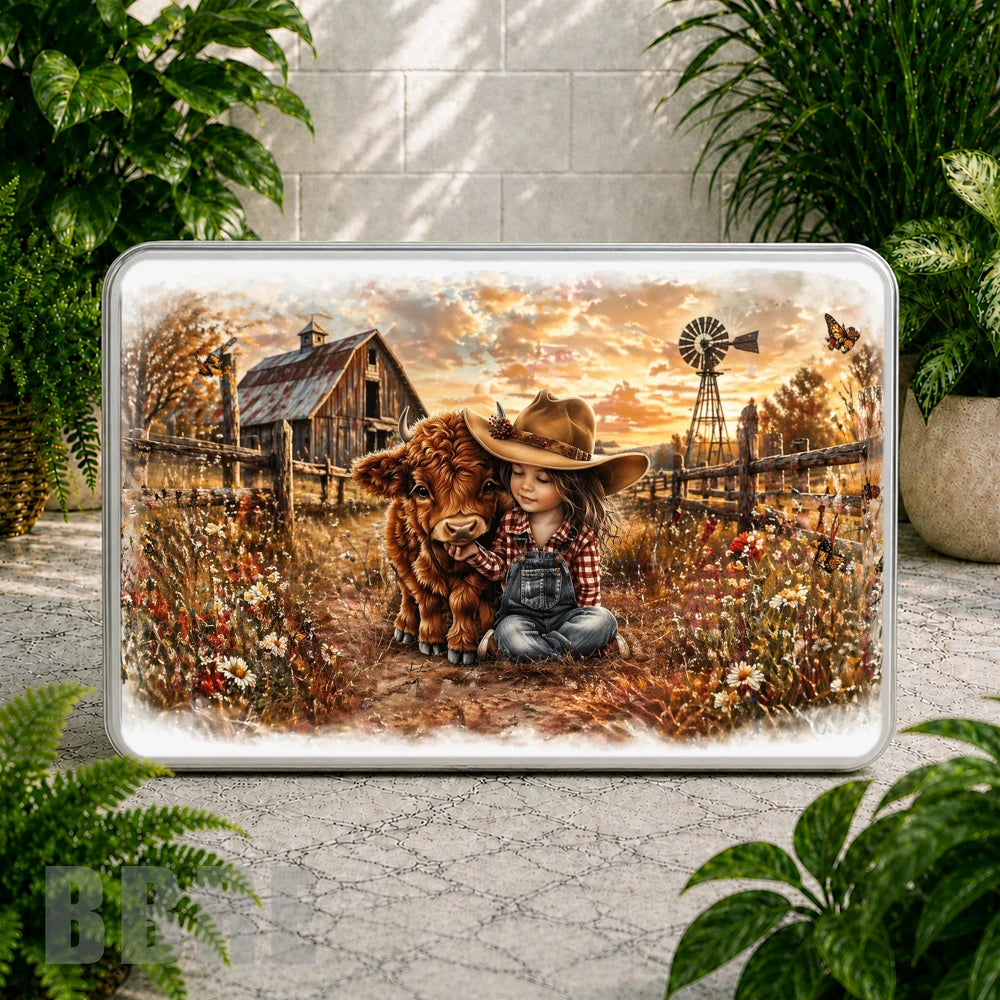 Country Girl Coaster Sublimation Wrap
